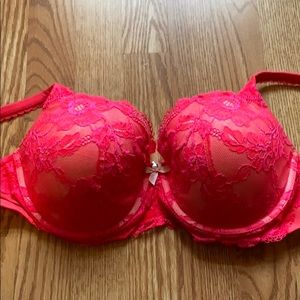 Pink Lacey Bra
